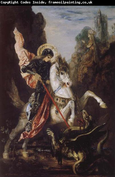 Gustave Moreau Saint George and the Dragon